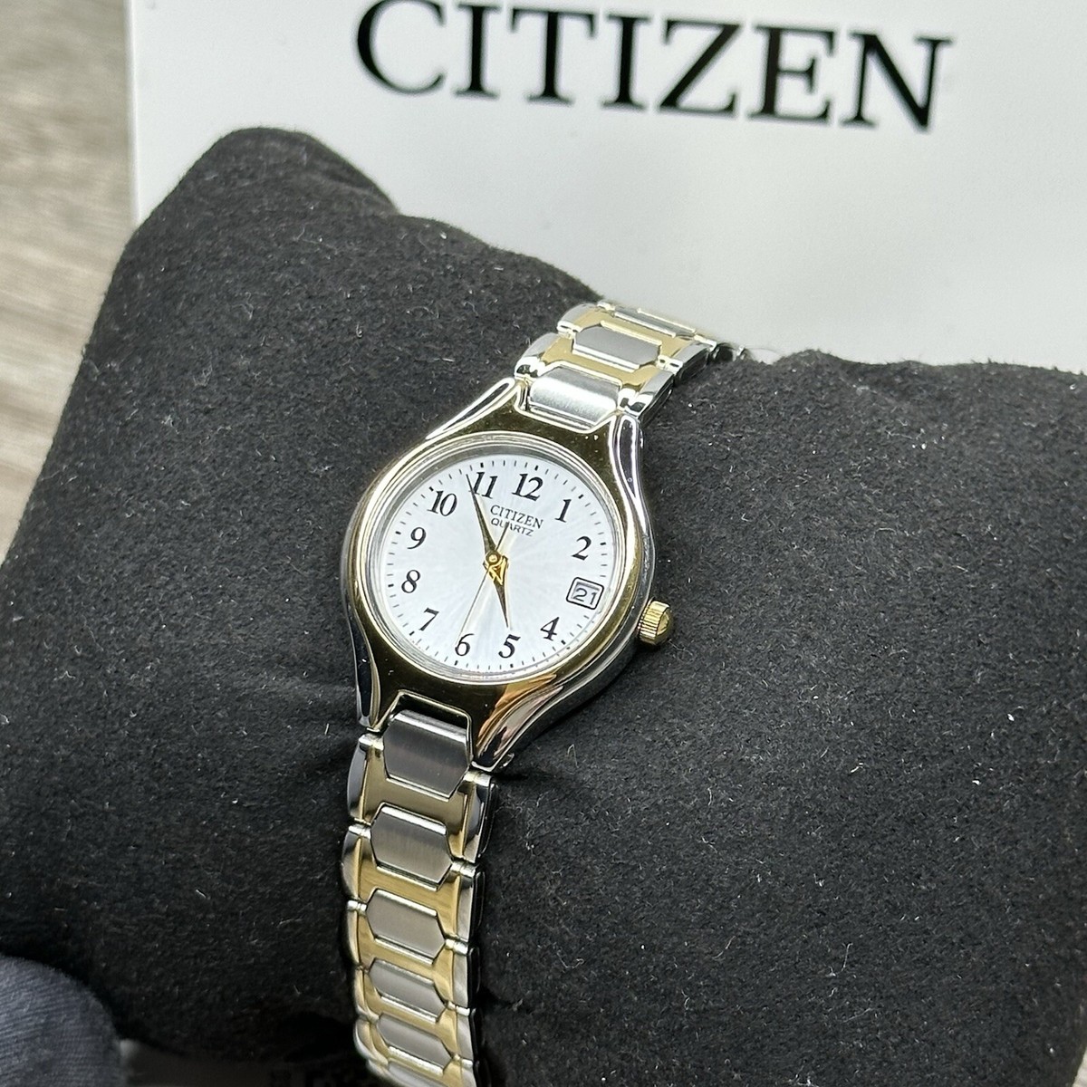 NEW✓ Citizen Quartz Two-Tone Gold Stainless Steel Women display picture 1