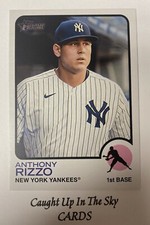 2022 Topps Heritage Anthony Rizzo 1973 Oversized Box Topper Yankees