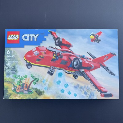 LEGO City Fire Rescue Plane 60413 New