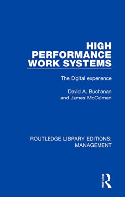 High Performance Work Systems: The Digital Experience ( - Paperback / softback N