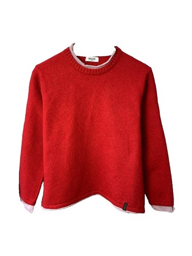 moschino x hm Purple Goofy Sweater 100% Wool Size S/Small | eBay