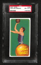Tom Van Arsdale 1970 Topps #145 PSA 8-(Cracked Case)