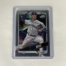 2024 Topps Cosmic Chrome - #97 Bryan Woo (RC) Seattle Mariners