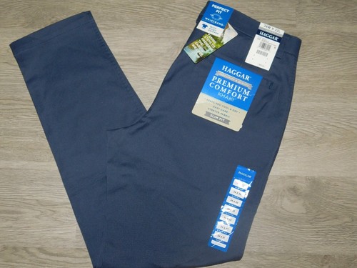 HAGGAR Premium Comfort Khaki Pants Slim 