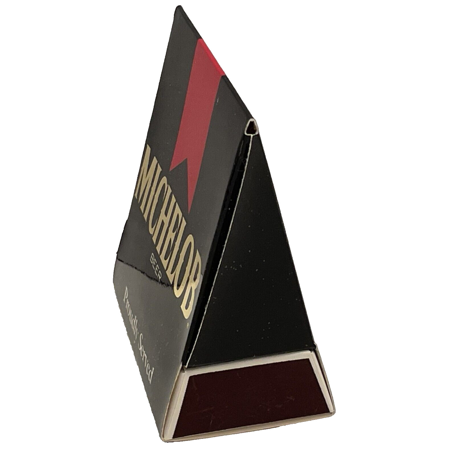 Michelob Beer Proudly Served Tabletop Bar Match Display/Match Box Advertising