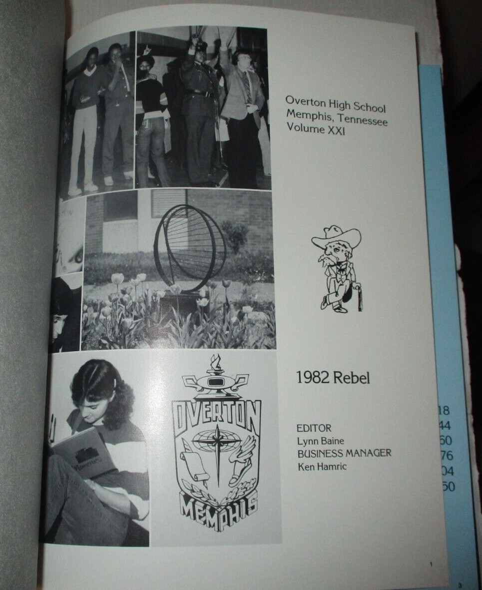1982 The Rebel Overton High School Yearbook Wendy Moten of The