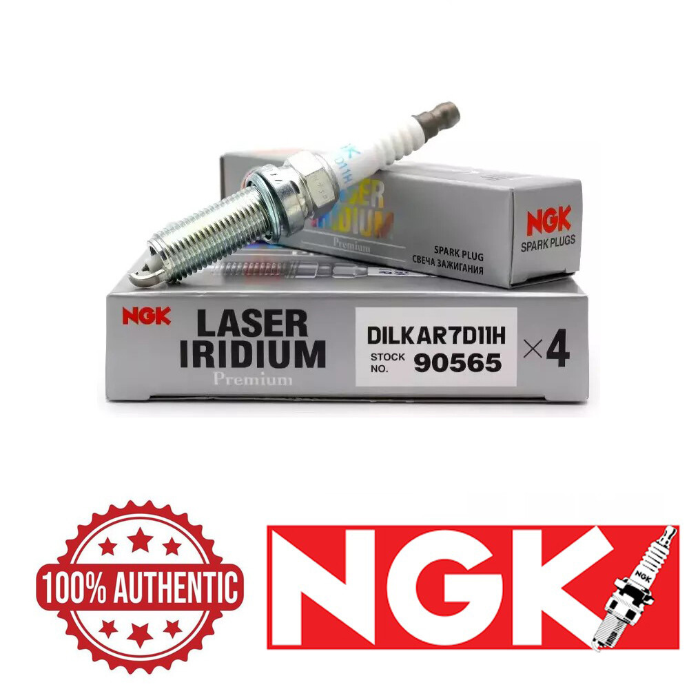 NGK 90565 DILKAR7D11H Laser Iridium Spark Plug - Set of 4