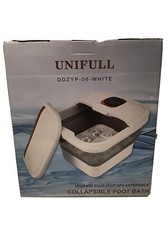 UNIFULL Collapsible Foot Spa Bath with Heat, Motorized Massager, Touch Screen