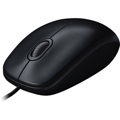 Logitech M100 Scroll Wheel 1000 dpi Wired USB Mouse,  910-001601