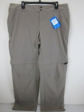 Columbia Women's Saturday Trail II Convertible Pant 16W/Short / 48F/Court NWT 