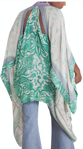 NEW FREE PEOPLE KISS THE SKY BUTTERFLY OPEN FRONT KIMONO TOP DUSTER ONE  SIZE | eBay