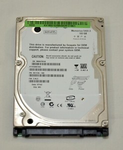 Seagate 160GB SATA 2,5" 9mm Laptop Interne Festplatte HDD ST9160821AS (87)