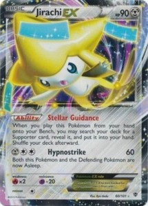 Pokémon TCG - Jirachi EX - 60/101 - Ultra Rare - B&W: Plasma Blast [Near Mint]