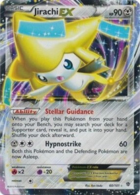 Pokémon TCG - Jirachi EX - 60/101 - Ultra Rare - B&W: Plasma Blast [Near Mint]