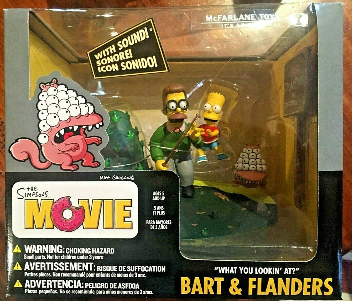 A Sealed McFarlane Toys The Simpsons Movie 'Movie Mayhem Bart' Figure