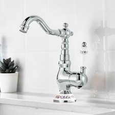 Polished Chrome Brass Bathroom Kitchen Bar Sink Faucet Hot Cold Mixer Tap ssf919