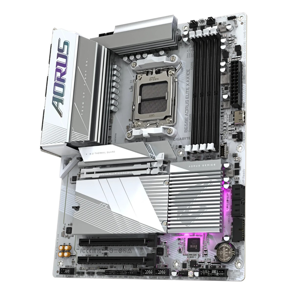 Gigabyte B650E AORUS ELITE X ICE AM5 4 x DDR5 Wi-Fi 6E ATX
