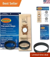 Premium Replacement Vacuum Cleaner Dust Bags for Kirby Models - 9 Bags Included