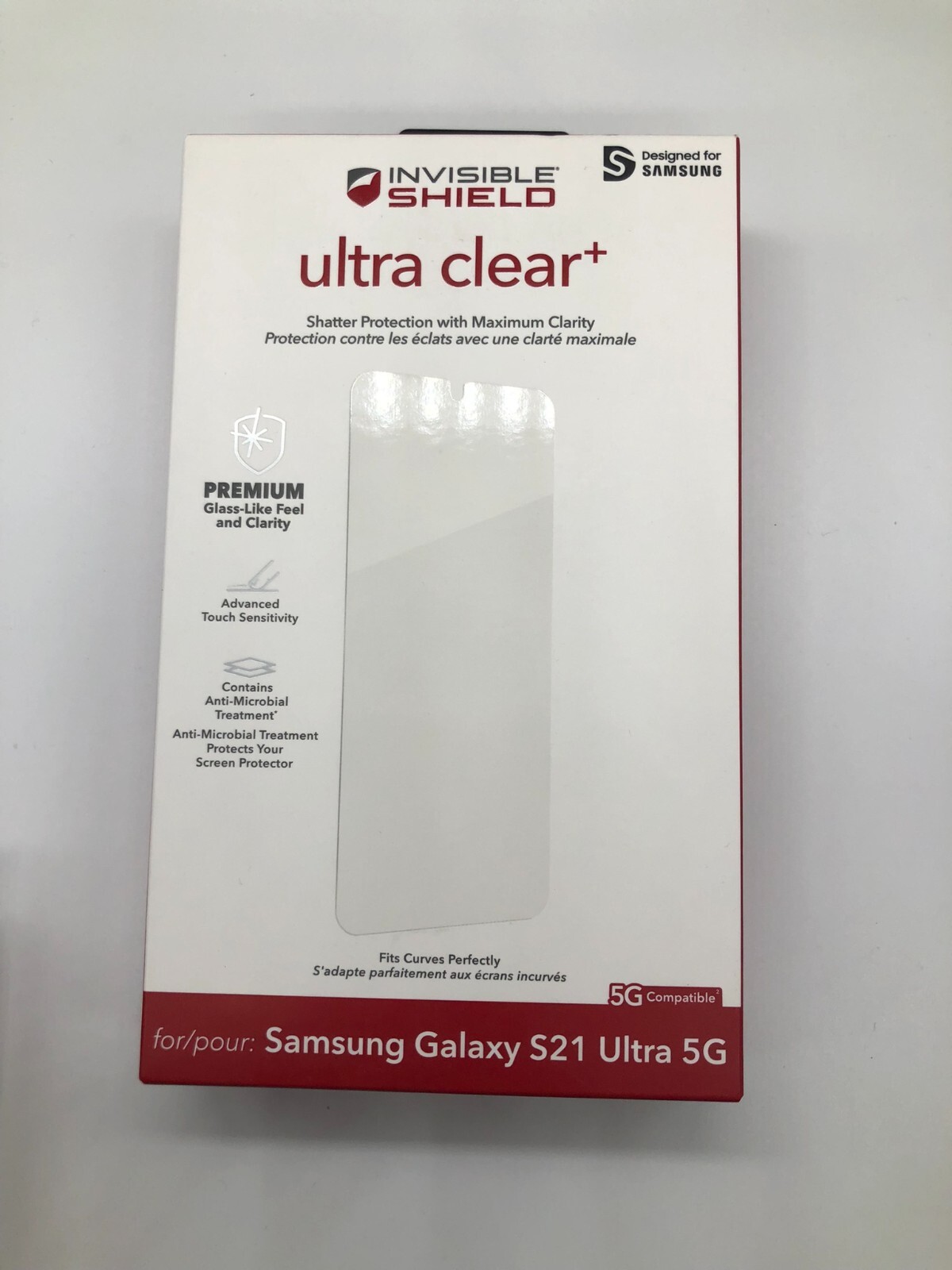 ZAGG INVISIBLE SHEILD SCREEN PROTECTOR FOR SAMSUNG GALAXY S21 /S21