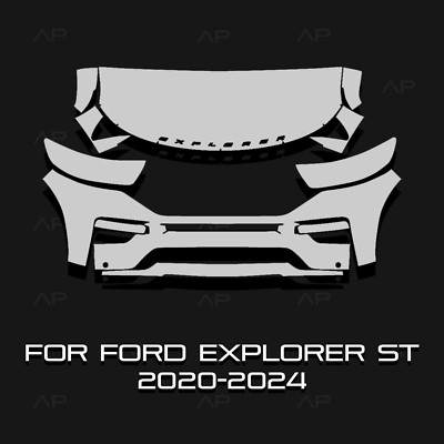 For Ford Explorer ST 2020-2024 Paint Protection TPU PPF Pre-Cut Kit Ultra-Gloss