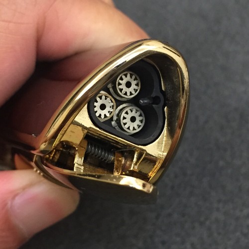 Metal Triple Torch Jet Butane Cigar Cigarette Power Lighter Built in