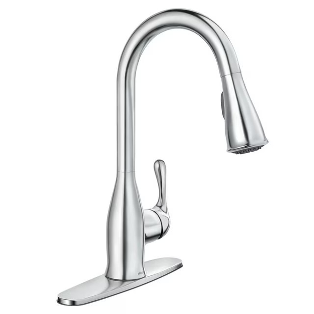 MOEN 87966 Kaden Single-Handle Pull-Down Sprayer Kitchen Faucet Chrome