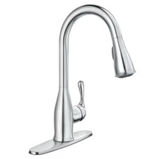 MOEN 87966 Kaden Single-Handle Pull-Down Sprayer Kitchen Faucet Chrome
