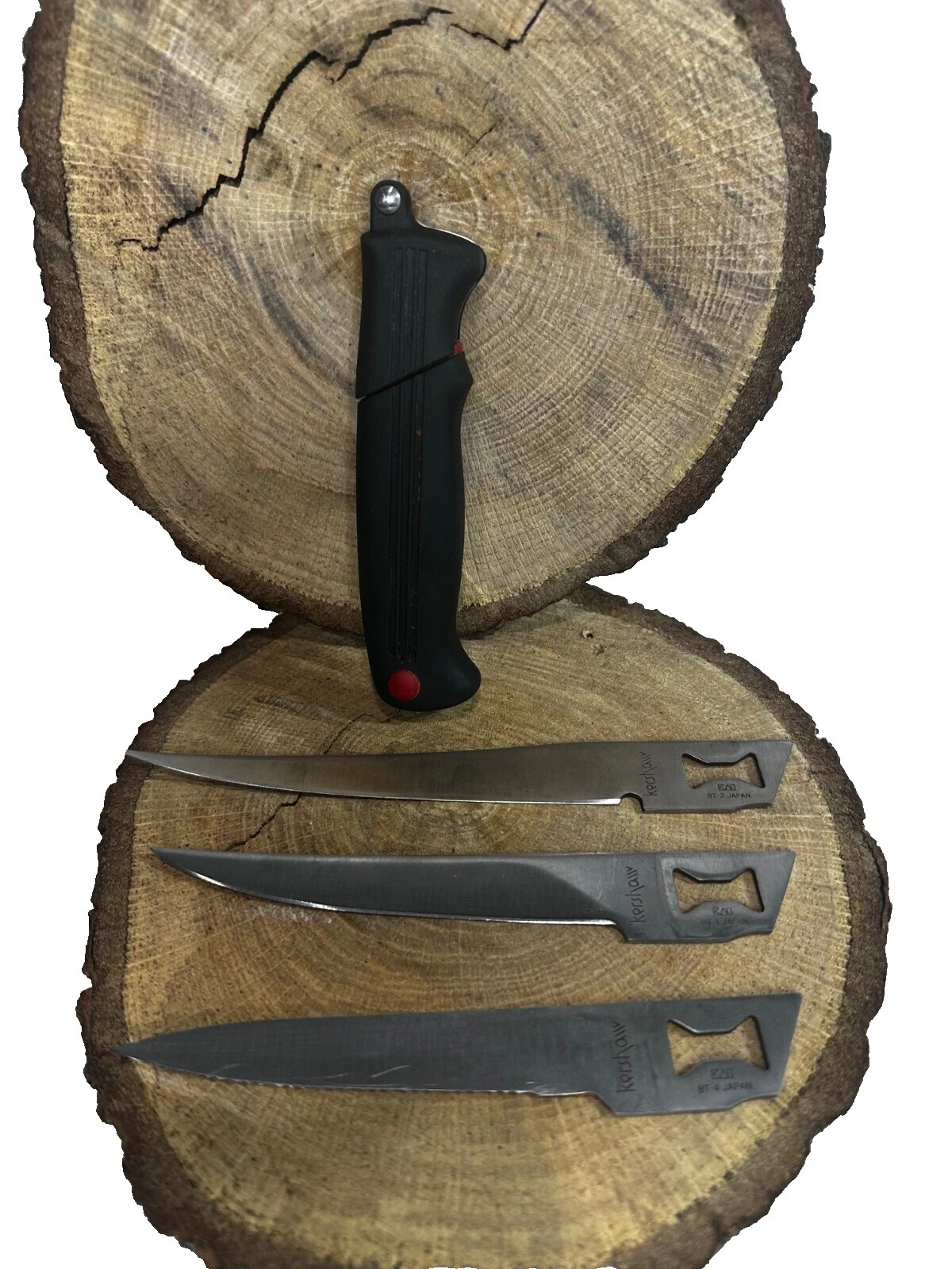 Коллекционные винтажные заводские ножи с фиксированным лезвием Kershaw