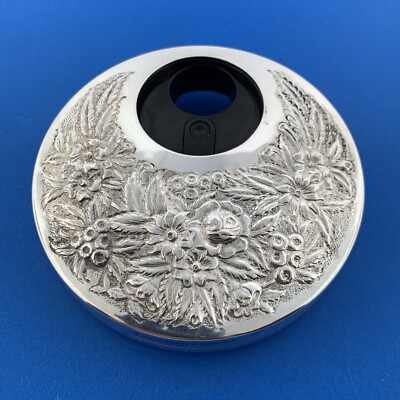 Kirk Stieff Company Sterling Silver 925 Repousse Circle Atomizer Perfume Sprayer