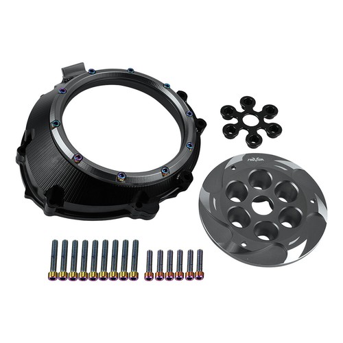 For BMW S1000R/RR/XR 2015-2018 19 Racing Clear Clutch Cover Guard Engine Protect - Picture 11 of 11