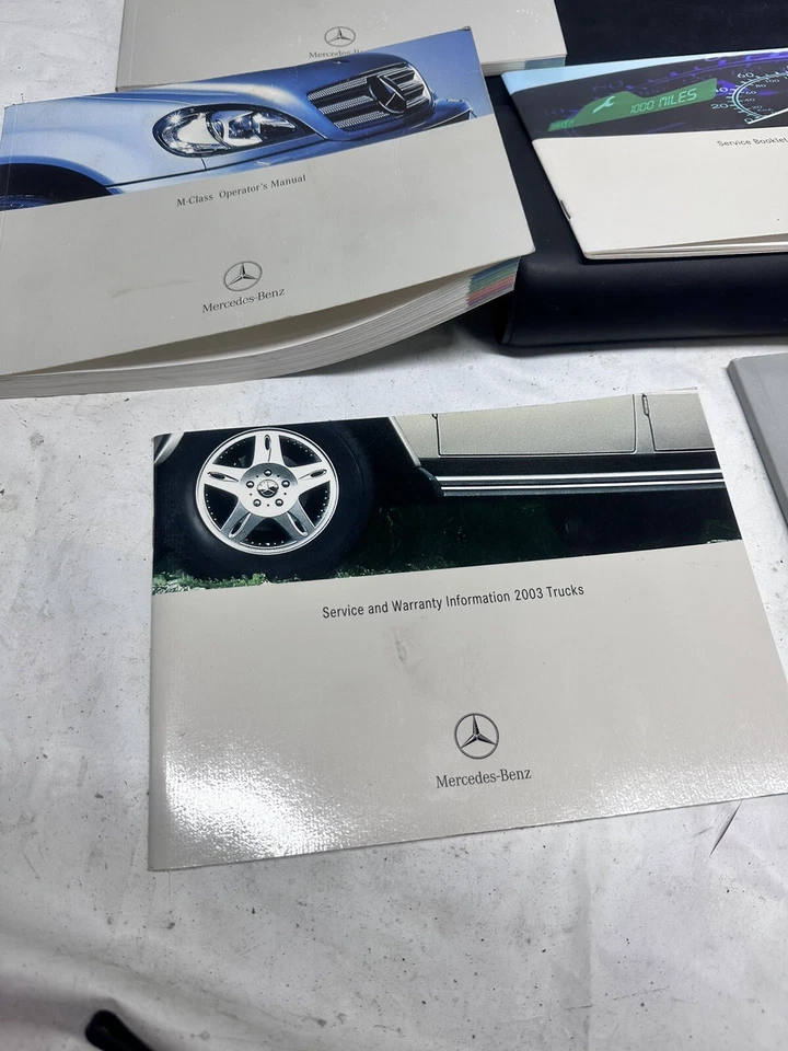 2003 MERCEDES W163 ML320 ML350 Owner Manual Guide Complete W/ Case OEM 👍 - Image 3 of 4