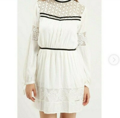 white christmas dresses Sleeveless Crochet Lined Dress – Secret Label main image 1