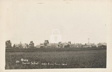 Peever, So. Dak. seen from north west 1910 RPPC Photo Postcard Copy