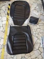 SET RIVESTIMENTO SEDILE ALFA ROMEO SPIDER 78-82 SKY NERO COMPLETO DI POGGIATESTA