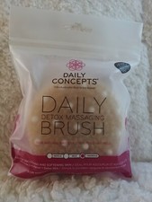Brand New Sealed In Original Package Daily Concepts Daily Detox Massaging Brush