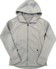Under Armour Storm Cold Gear Women  s Gray Full Zip Jacket Sweat Shirt Size Small