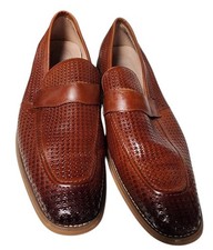 Stacy Adams Belfair Moc Toe Penny Loafer Brown Ombre Size 11.5