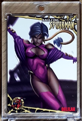 1997 Spider-Man Red Foil Card 43 DELILAH.