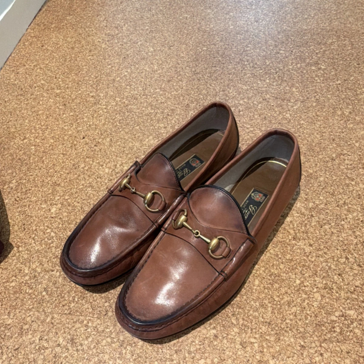 Gucci Brown Solid Dress Shoes for Men for sale | eBay display picture 2