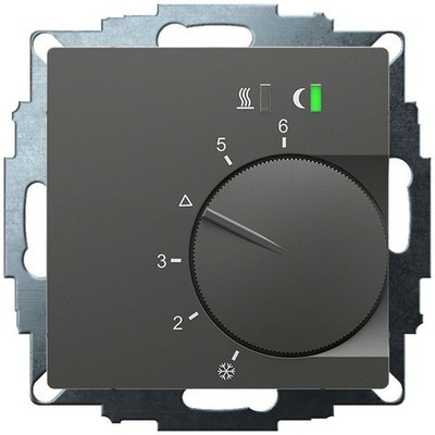 Eberle Controls UP-Raumregler 5-30C AC24V UTE 2500-24-Anth-55 Uhrenthermostate