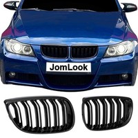 KüHlergitter Passend FüR BMW 3Er E92/ E93 Bj. 2006-2010, Doppelrippe Schwarz,...