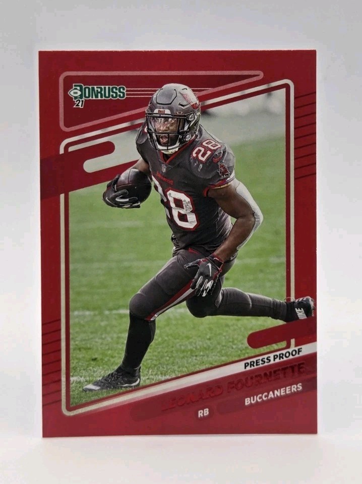 2021 Panini Donruss - Leonard Fournette #102 Press Proof Red