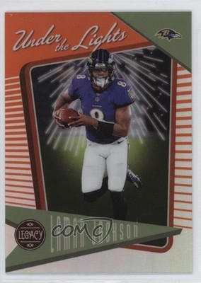 2022 Panini Legacy Under the Lights Orange /149 Lamar Jackson #UL-33 0h2m
