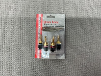 Monster Cable Quick Lock Toolless Speaker Cable Connector System Flexpin