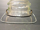 Vintage Ball Ideal Clear Glass Qt Square Mason Canning Jar Wire Bail Made In USA — photo 10