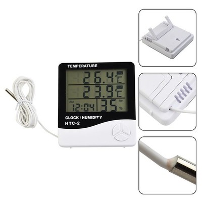 Weather station with outdoor sensor Thermometer Hygrometer Humidity Temperature