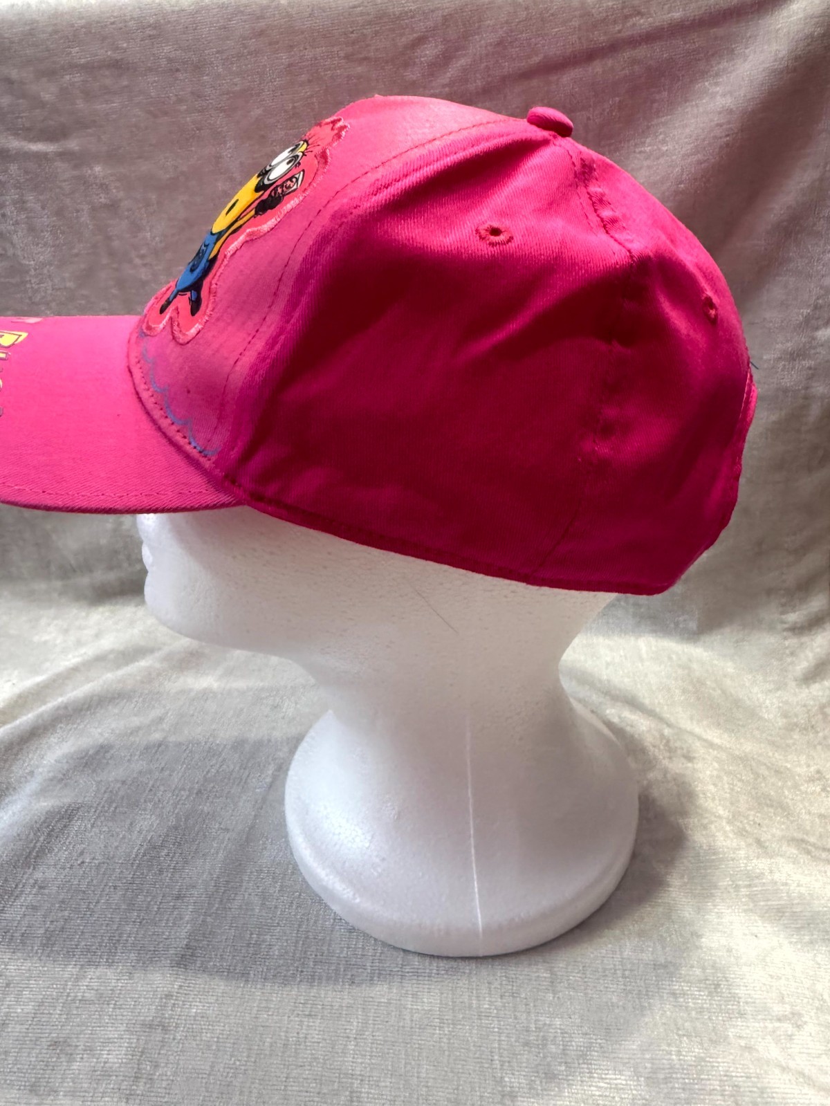 Despicable Me Minion Made Cap Mens One Size Pink Sugar Rush Adjustable Snapback image 3
