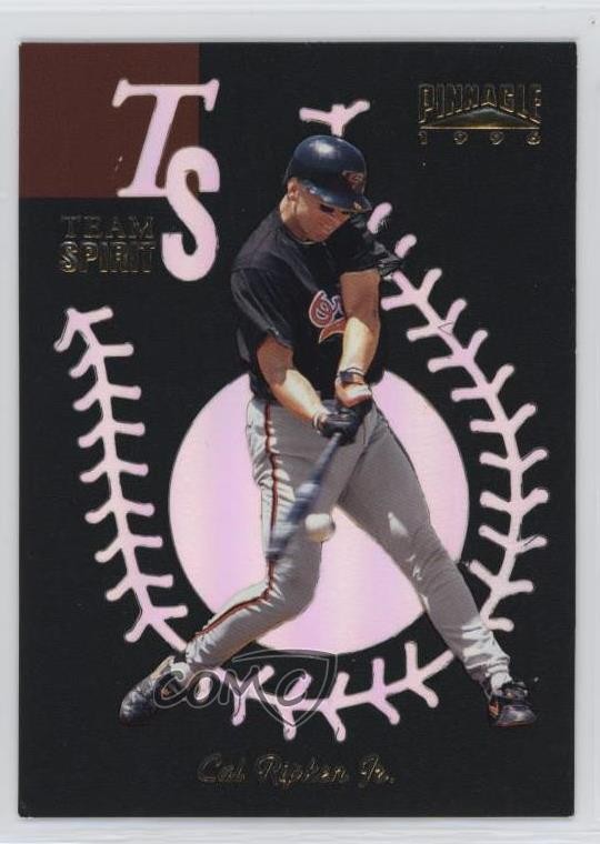 1996 Pinnacle Team Spirit Cal Ripken Jr #5 HOF k2f