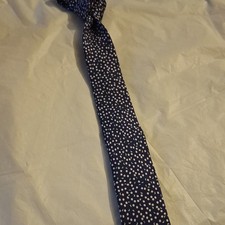 crewcuts Boys' Neck Tie Navy White Polka Dot 42" Size 2-7