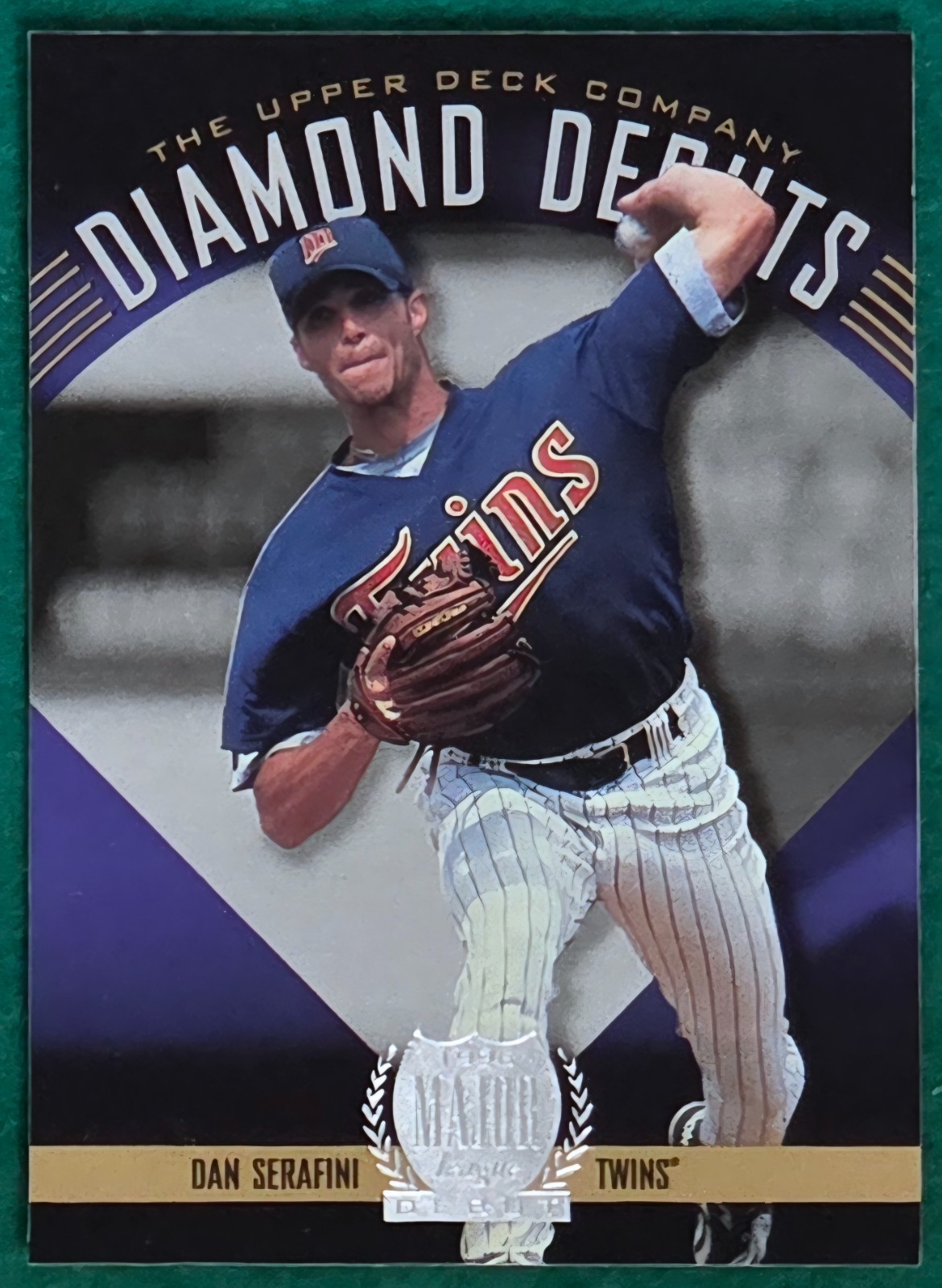 Dan Serafini - 1996 Upper Deck #264 - Minnesota Twin Diamond Debuts Baseball